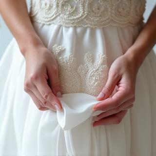 Nettoyage robe de mariée